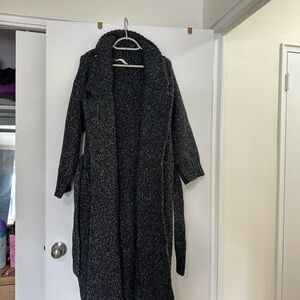 Zara Twisted Knit Cardigan Coat S